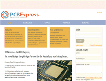 Tablet Screenshot of pcbexpress.eu
